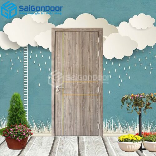 Cửa Nhựa Gỗ Composite P1R3A-CP-SGD