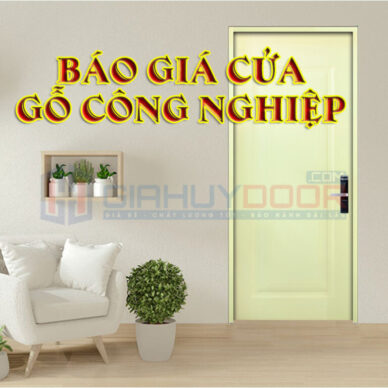 BÁO GIÁ CỬA GỖ CÔNG NGHIỆP MDF, HDF