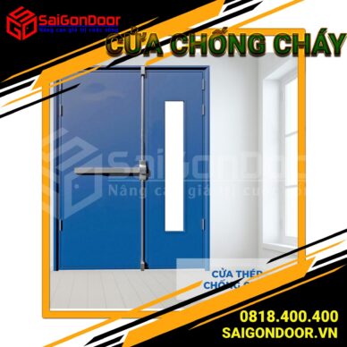 Mẫu cửa ngăn cháy cách âm Hot 2022 tại SaiGonDoor