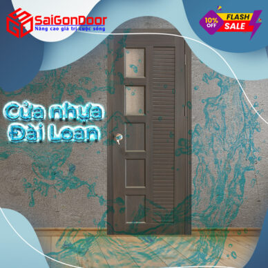 Cửa được làm từ nhựa PVC nhập khẩu